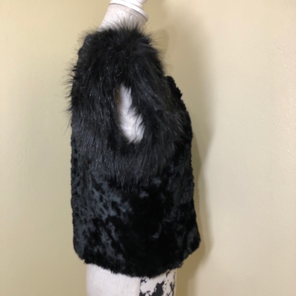 Neiman Marcus Taylor Skaist Faux Fur Vest - Picture 2 of 6